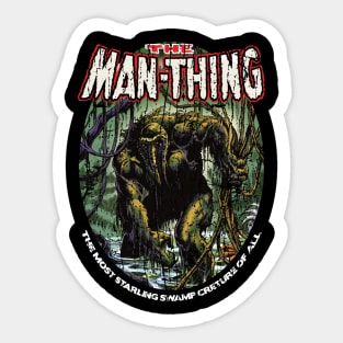 HORROR MAN-THING 1974 Sticker